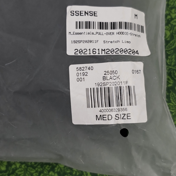 Essentials Classic Black Hoodie - Picture 8 of 11